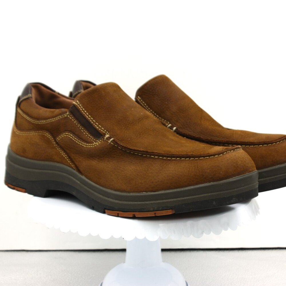 Johnston & Murphy XC4 Brown Leather Loafers - Size 12